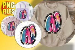 N Doodle Letter Valentine Whimsical Joyful Spirit! Product Image 1