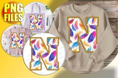 N Doodle Letter Valentine Loving Festive Magic! Product Image 1