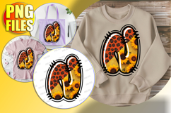 N Doodle Letter Valentine Heart Cheerful Design! Product Image 1