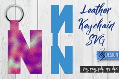 Leather Keychain SVG Design | Keychaine Design | SVG File Product Image 1