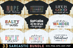 Funny Sarcastic quotes SVG Bundle, Sarcasm T shirt designs Product Image 1