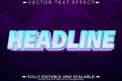 Editable text effect template font style customizable Product Image 1