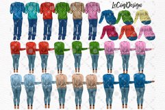 Christmas clipart,Family Clipart,Winter Family,Xmas Png Product Image 2