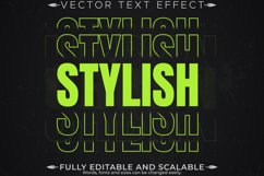 Editable text effect template font style customizable Product Image 1