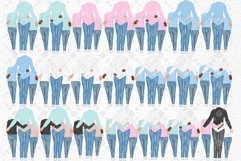 Mother and children clipart Mother&#039;s day clipart Mom life Product Image 4