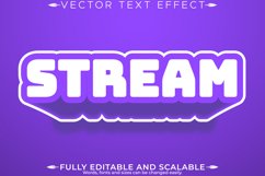 Editable text effect template font style customizable Product Image 1