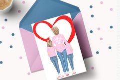 Mother and children clipart Mother&#039;s day clipart Mom life Product Image 7