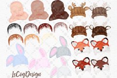 Mother and newborn clipart,Mothers day clipart Mom with baby Product Image 4