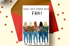 Plus size girls clipart Curvy Girls Clipart Animal Print Product Image 4