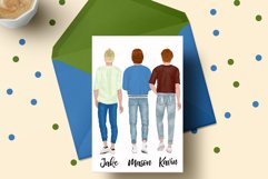 Male clipart Teenage boys clipart Guys clipart Fashion Male Product Image 5