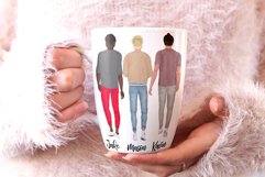 Male clipart Teenage boys clipart Guys clipart Fashion Male Product Image 6