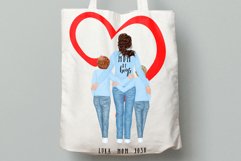 Mother and children clipart Mother&#039;s day clipart Mom life Product Image 9