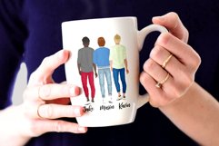 Male clipart Teenage boys clipart Guys clipart Fashion Male Product Image 7