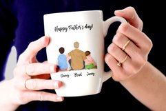 Father and children clipart,Father&#039;s day clipart,Family Png Product Image 7