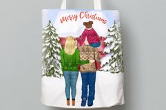 Christmas clipart,Family Clipart,Winter Family,Xmas Png Product Image 8