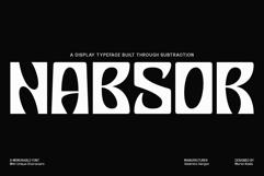 Nabsor - Monowidth Font Product Image 1
