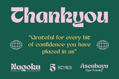 Nagoku - Retro Display Font Product Image 14