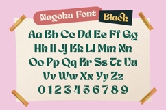Nagoku - Retro Display Font Product Image 6