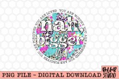 Nah Bigger From God Sublimation Design Product Image 2