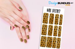 Sunflower Waterslide Nail Decals Product Image 1