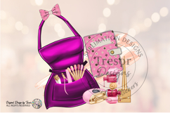 Nail Tech Clipart Bundle PNG Apron Planner Sublimation Product Image 2