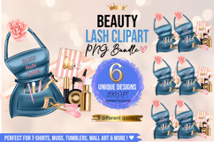 Lash Artist Clipart Bundle PNG Beauty Sublimation Set Product Image 1