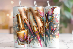 Nails Tumbler Wrap, Nail Hustler Tumbler, Nail Tech Tumbler Product Image 1