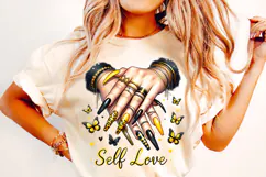 Nails Self Love PNG, Nail Hustler PNG, Nail Tech Sublimation Product Image 2