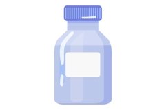 Medicine liquid icon cartoon vector. Flu sick Product Image 1