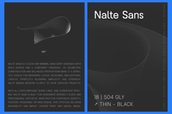 Nalte Sans Clean &amp; Minimal Bold Sans Family Product Image 8