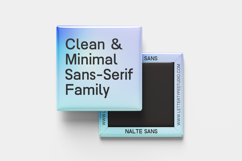 Nalte Sans Clean &amp; Minimal Bold Sans Family Product Image 13