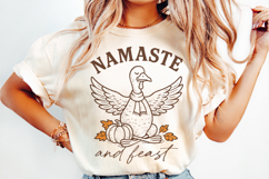 Thanksgiving Turkey Quote Clipart | Retro Fall PNG SVG Product Image 2
