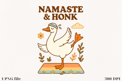Silly Goose Sublimation Design | PNG File Product Image 1