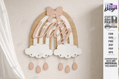 3D Kids Room Name Sign Laser Cut | Nursery Wall Decor | CNC Product Image 1