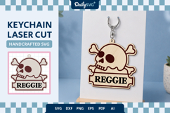 Halloween Skull Keychain Product Image 1