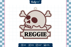 Halloween Skull Keychain Product Image 3