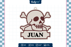 Halloween Skull Keychain Product Image 3