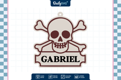 Halloween Skull Keychain Product Image 3