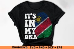 It's in my DNA Namibia Flag Fingerprint Sublimation PNG, SVG Product Image 2