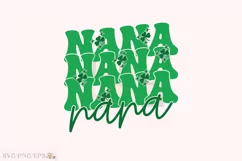 Mom Lucky PNG, Nana St Patrick's Day SVG T-shirt Design Product Image 1