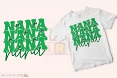 Mom Lucky PNG, Nana St Patrick's Day SVG T-shirt Design Product Image 2