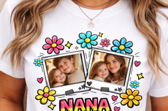 Custom Mama Kids Photo PNG Bundle, Mother's Day Canva Frame Product Image 4