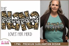 This Nana Loves Her Herd sublimation, Nana png, Grandma png Product Image 5