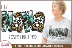 This Nana Loves Her Herd sublimation, Nana png, Grandma png Product Image 3