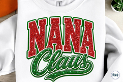 Nana Claus Glitter Png Product Image 1
