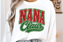 Nana Claus Glitter Png Product Image 2