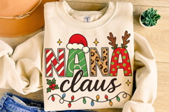 Nana Claus PNG, Grandma Claus PNG, Grandmother PNG, Holiday Product Image 1