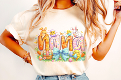 Nana Easter PNG, Happy Easter PNG, Easter Bunny PNG, Grandma Product Image 4