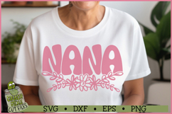 Nana Flowers SVG File Product Image 1
