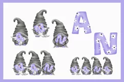 NANA Gnome Clipart, 7 PNG Hand Drawn Clipart Product Image 2